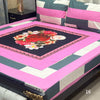 3D Printed Cotton Sutton Sticthed Bedsheets With Pillow Case