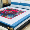 3D Printed Cotton Sutton Sticthed Bedsheets With Pillow Case